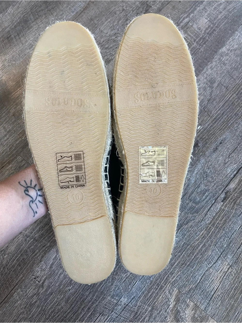 Soludos X Ashkahn conversation espadrilles